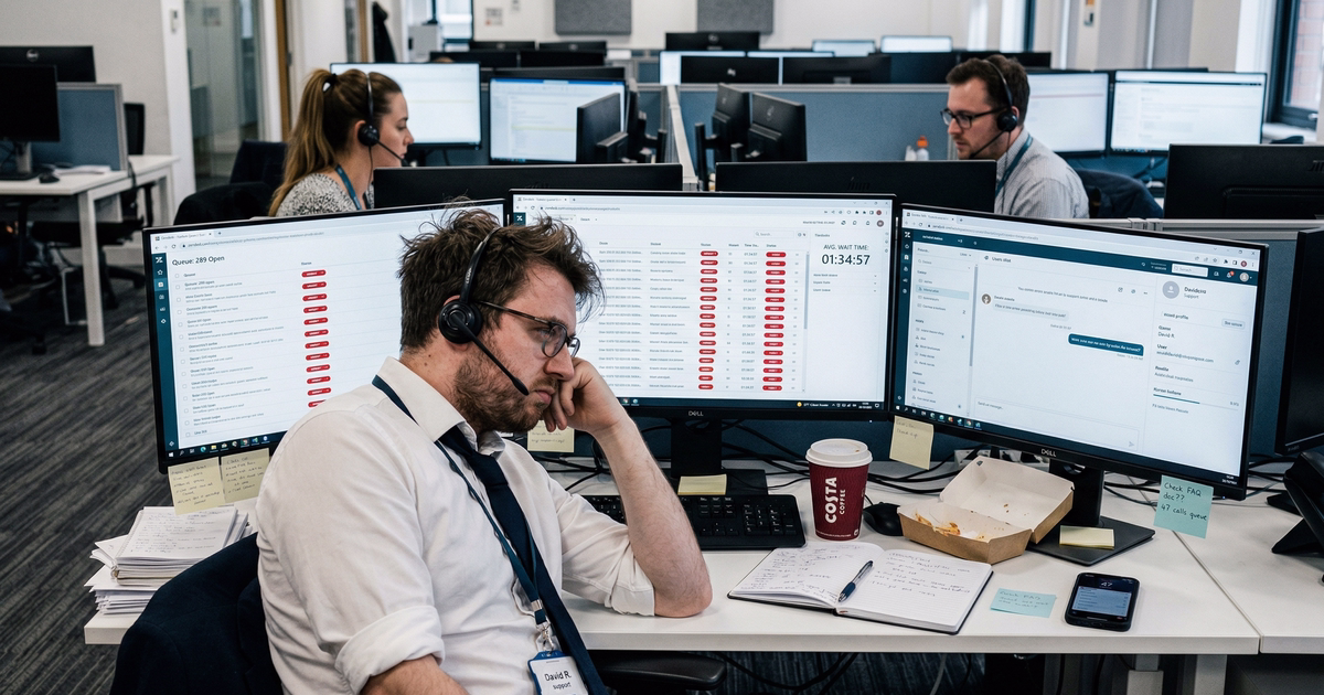 Why Your Support Team Is Always Overwhelmed (And How to Fix It Without Hiring)