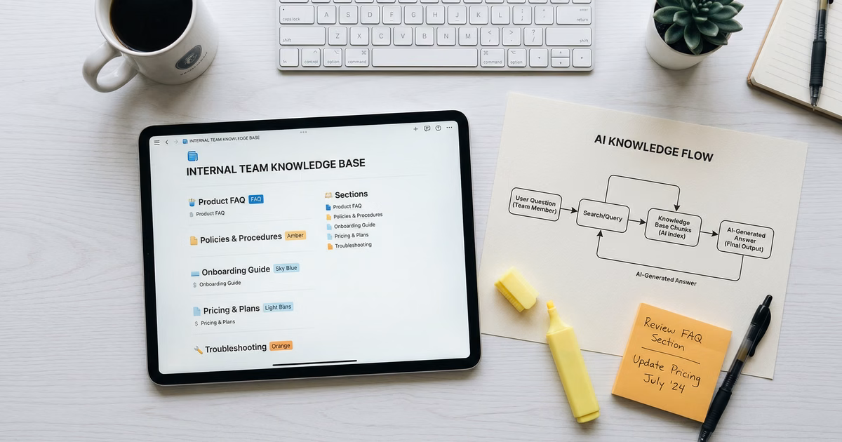 AI preparing conversation summary and reply draft for a support agent